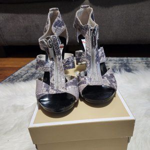 Michael Kors snakeskin heels